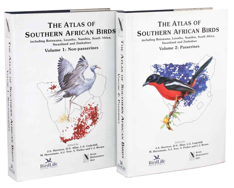 Stock ID 10364 The atlas of southern African birds: including Botswana, Lesotho, Namibia, South Africa, Swaisiland and Zimbabwe. J. A. Harrison.