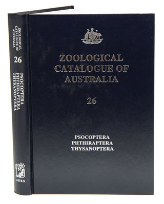 Zoological Catalogue of Australia, volume 26: Psocoptera, Phthiraptera, Thysanoptera. A. Wells.