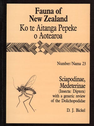 Stock ID 1061 Fauna of New Zealand Number 23: Sciapodinae, Medeterinae (Insecta: Diptera) with a generic review of the Dolichopodidae. D. J. Bickel.