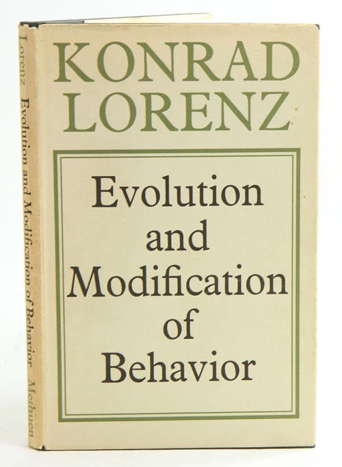 Stock ID 10764 Evolution and modification of behavior. Konrad Lorenz.