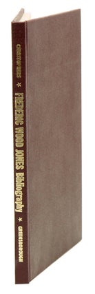Stock ID 11739 A list of the published works of Frederic Wood Jones, 1879-1954. Barry E....