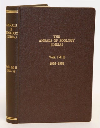 Stock ID 11924 The Annals of Zoology, Volumes 1 (1-8) and 2 (1-11). B. C. Mahendra