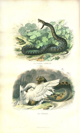 Histoire naturelle de Lacepede comprenant les cetaces, les quadrupedes ovipares, les serpents et les poissons. Nouvelle edition precedee de L'eloge de Lacepede par Cuvier avec des notes et la nouvelle classification de M. A.-G. Desmarest.