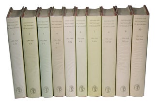 Stock ID 1273 Australian dictionary of biography, volumes 1-10. John Ritchie