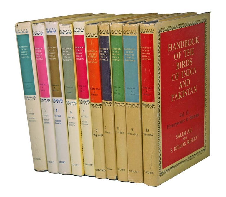 Stock ID 13044 Handbook of the birds of India and Pakistan: together with those of Bangladesh, Nepal, Sikkim, Bhutan and Sri Lanka. Salim Ali, S. Dillon Ripley.