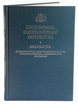 Stock ID 1564 Zoological Catalogue of Australia, volume three. Arachnida: Mygalomorphae,...