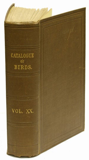 Stock ID 15850 Catalogue of the Psittaci, or parrots in the collection of the British Museum. T. Salvadori.