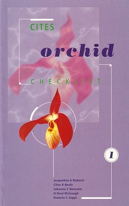 Stock ID 17479 CITES Orchid checklist Volume one. J. A. Roberts