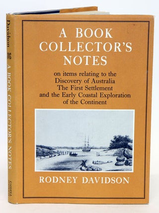 A book collector's notes on items relating to the discovery of Australia the first...