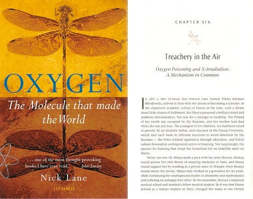 Stock ID 18845 Oxygen: the molecule that made the world. Nick Lane.
