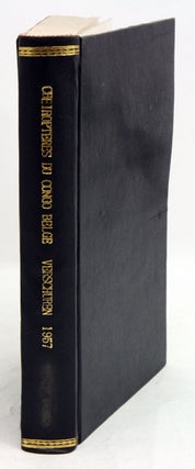 Stock ID 19230 Écologie, biologie et systématique des Cheiroptères. Jacques Verschuren