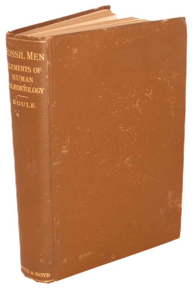 Stock ID 19712 Fossil men: elements of human palaeontology. Marcellin Boule.