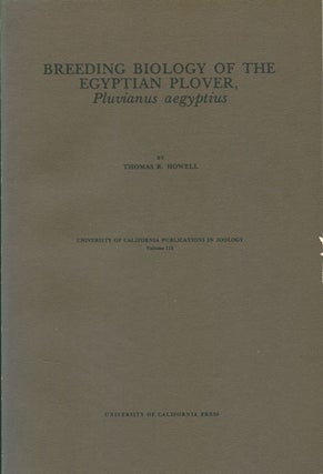 Stock ID 19914 Breeding biology of the Egyptian plover, Pluvianus aegyptius: University of...