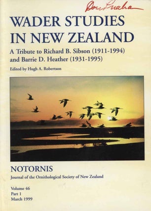 Wader studies in New Zealand: a tribute to Richard B. Sibson (1911-1994) and Barrie D. Heather. Hugh A. Robertson.
