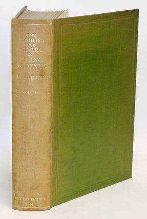The families and genera of living rodents. With a list of named forms (1758-1936) by R. W. Hayman. J. R. Ellerman.