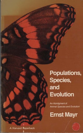 Stock ID 20785 Populations, species and evolution: an abridgement of animal species and...