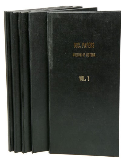 Stock ID 21651 Occasional papers from the Museum of Victoria, five volumes. Gary C. B. Poore.