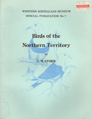 Stock ID 2230 Birds of the Northern Territory. G. M. Storr