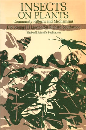 Stock ID 22535 Insects on plants: community patterns and mechanisms. D. R. Strong