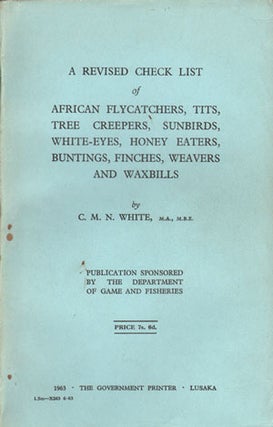 Stock ID 23989 A revised checklist of African flycatchers, tits, tree creepers, sunbirds,...