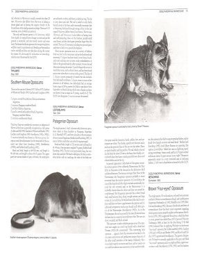 Walker's marsupials of the world.