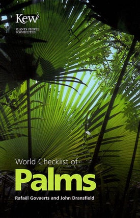 Stock ID 24343 World checklist of palms. Rafael Govaerts, John Dransfield