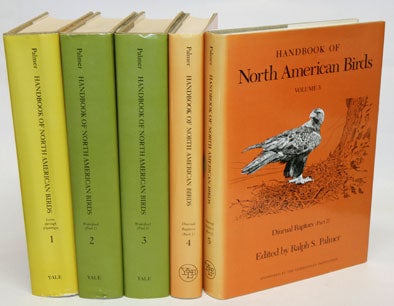 Stock ID 25629 Handbook of North American birds, volumes one to five. Ralph S. Palmer.