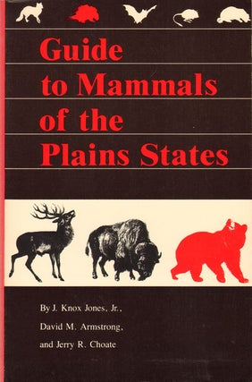 Stock ID 2564 Guide to mammals of the plains states. J. Knox Jones
