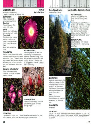 Common native plants of the Coorong region.