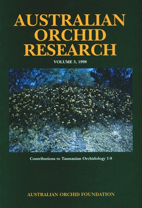 Stock ID 26635 Australian orchid research: volume three, 1998. Contributions to Tasmanian...