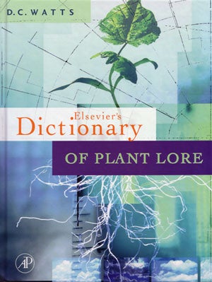 Stock ID 26763 Dictionary of plant lore. D. C. Watts