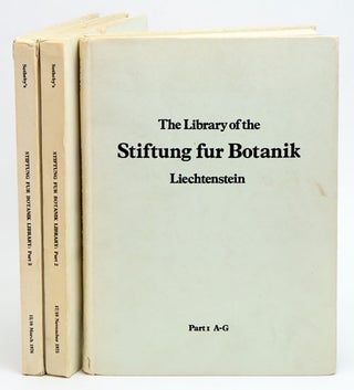 Stock ID 26790 The magnificent botanical library of the Stiftung Fur Botanik Vaduz Liechtenstein...
