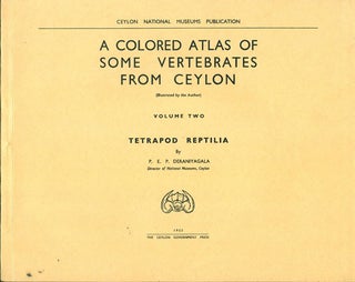 Stock ID 27184 A colored atlas of some vertebrates from Ceylon, volume two: Tetrapod Reptilia. P....
