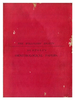Stock ID 27227 Scopoli's ornithological papers from the delicae florae et faunae insubricae...