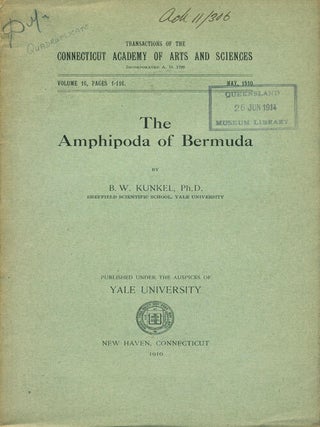 Stock ID 27586 The Amphipoda of Bermuda. B. W Kunkel