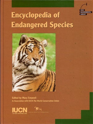 Stock ID 28000 Encyclopaedia of endangered species [volume one]. Mary Emanoil