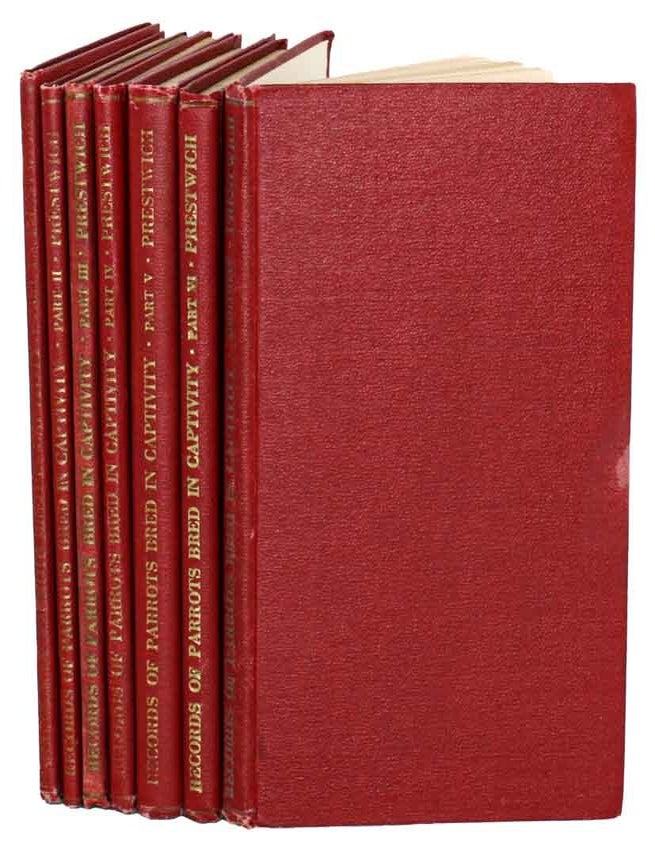 Stock ID 28193 Records of parrots bred in captivity [complete set]. Arthur A. Prestwich.