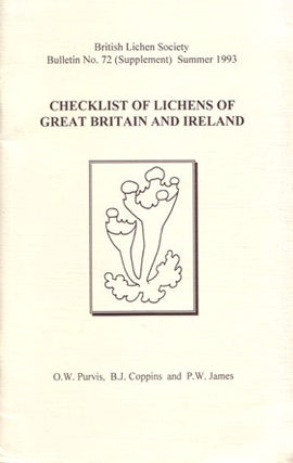 Checklist of lichens of Great Britain and Ireland. O. W. Purvis.