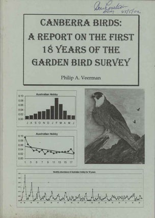 Canberra birds: a report of the first 21 years of the garden bird survey. Philip A. Veerman.