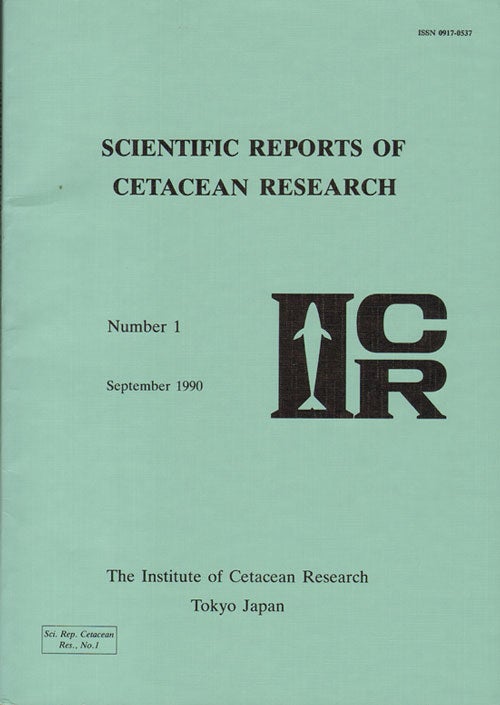 Stock ID 31582 Scientific reports of cetacean research, number 1. D. A. Helweg.