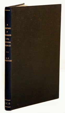 Stock ID 32649 A century of progress in the natural sciences 1853-1953: classification of the...
