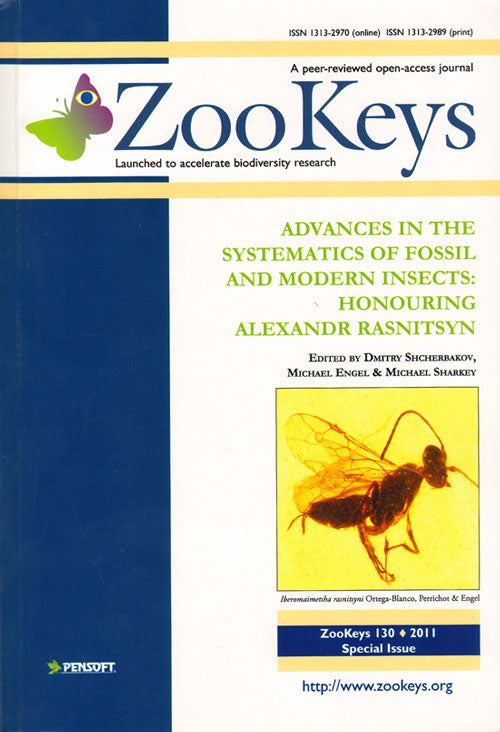 Stock ID 33721 Advances in the systematics of fossil and modern insects: honouring Alexandr Rasnitsyn. Dmitry Scherbakov, Michael Engel, Michael Sharkey.