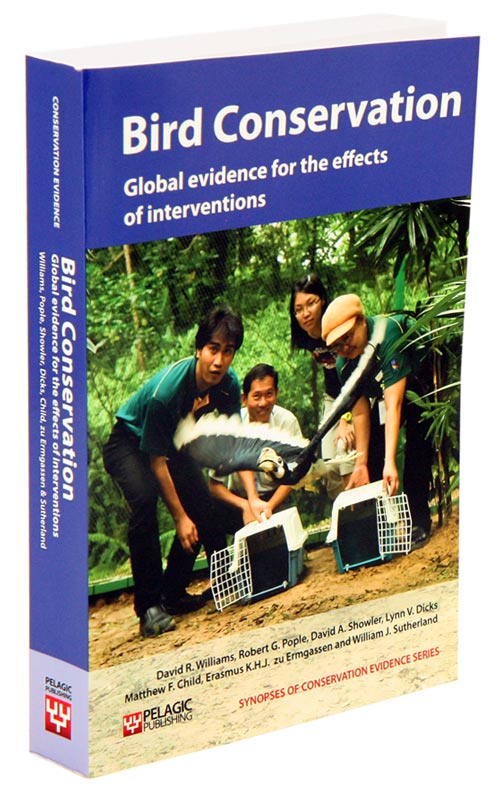 Stock ID 35432 Bird conservation: global evidence for the effects of interventions. David R. Williams.