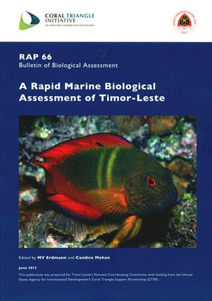 Stock ID 36108 Rapid Marine Biological Assessment of Timor-Leste. M. V. Erdmann, Candice Mohan