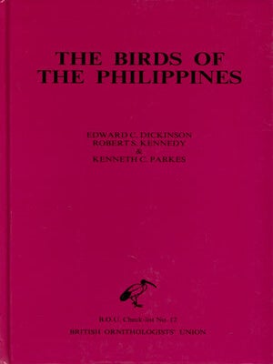 Stock ID 3629 The birds of the Philippines: an annotated checklist. Edward C. Dickinson