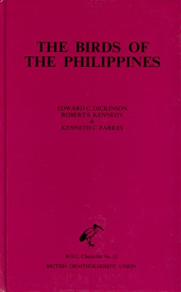 Stock ID 3629 The birds of the Philippines: an annotated checklist. Edward C. Dickinson