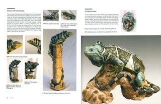 Reptile to reef: ceramic sculpture.