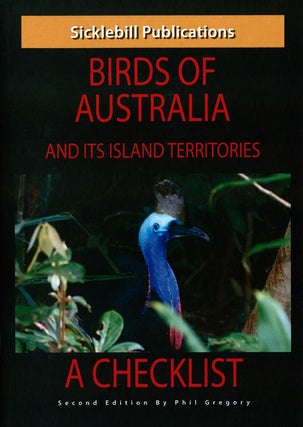 Stock ID 38681 Birds of Australia and its island territories: a checklist. Phil Gregory