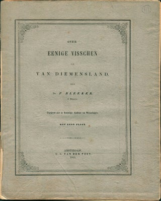 Stock ID 38730 Over Eenige Visschen van Van Diemensland. P. Bleeker