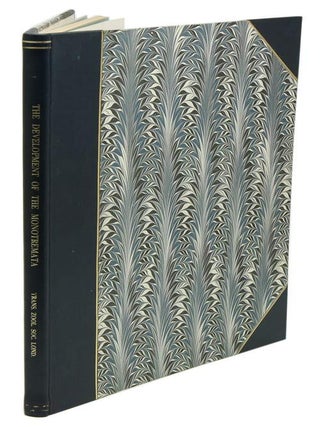 Stock ID 38933 The development of the Monotremata. Catherine J. Hill, J. P. Hill